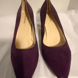 Loslandifen Deep Purple Suede Flats